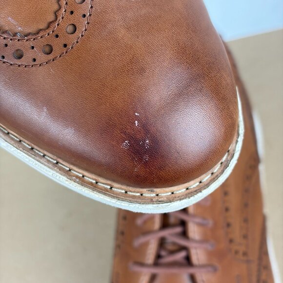 Cole Haan Grandevolution Leather Wingtip Oxford Dress Shoes Mens 12 Brown - Picture 8 of 11